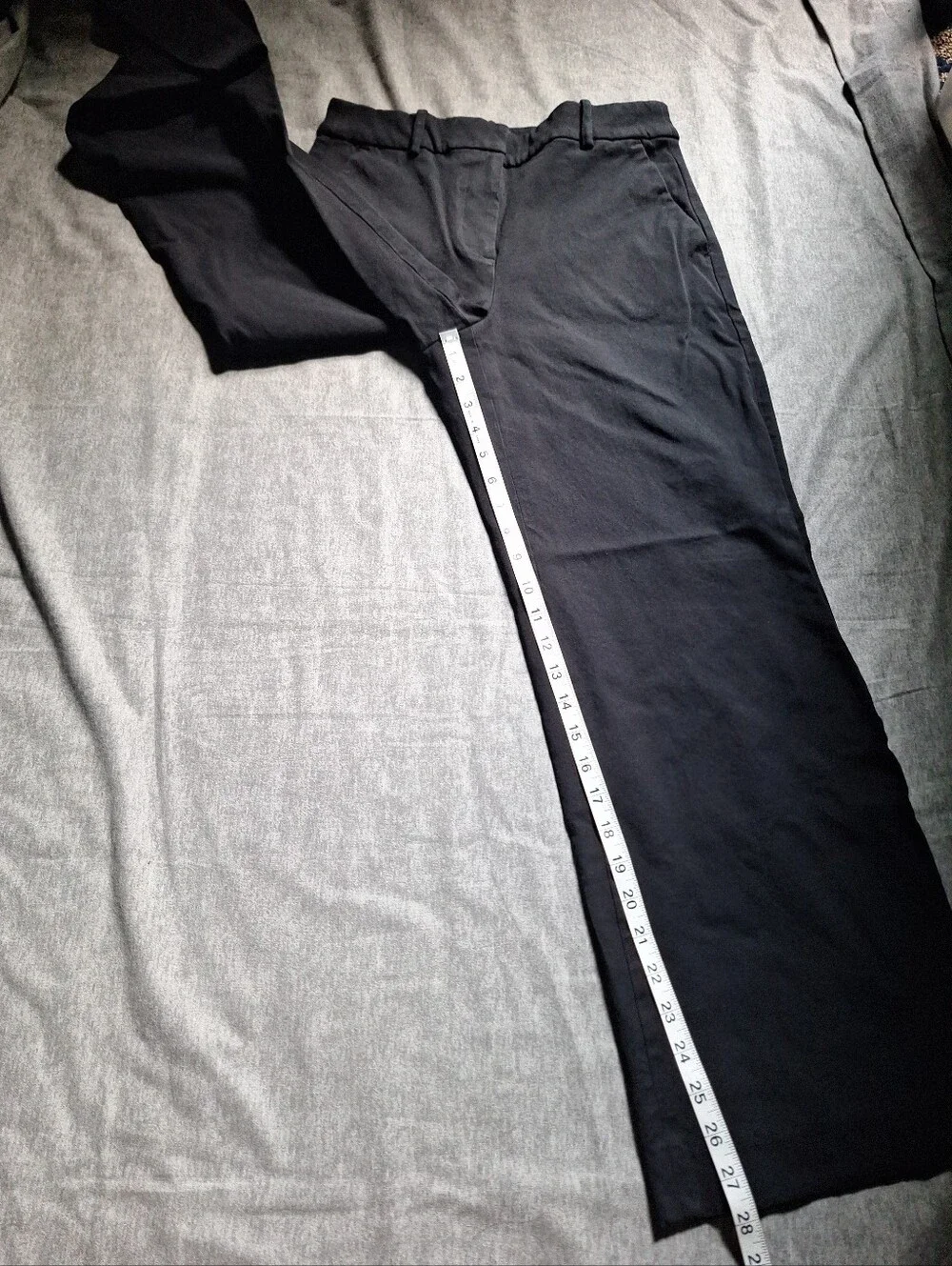 J. Crew Women's Black Chinos - Wide Leg Size 2